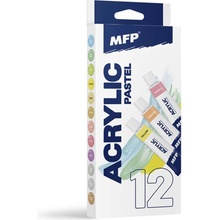 MFP 6300392 Akrylové farby set pastel+metal 12 x 12ml