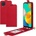Samsung Galaxy M32 Flip3 Кожен Калъф и Протектор