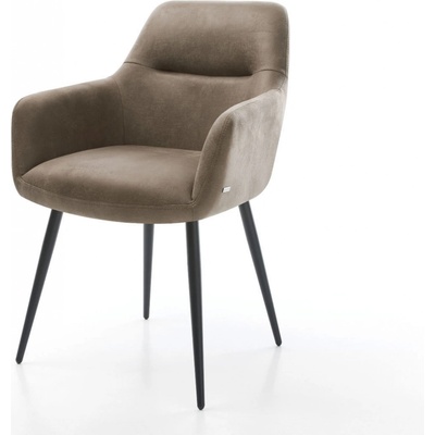 Delife Pejo-Flex mikrovlákno taupe vintage zúžená černá taštičkové pružiny