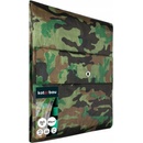 Tarpaulin plachta Khaki 2x3 m, 80 g/m, zakrývacia, oliva/kamufláž