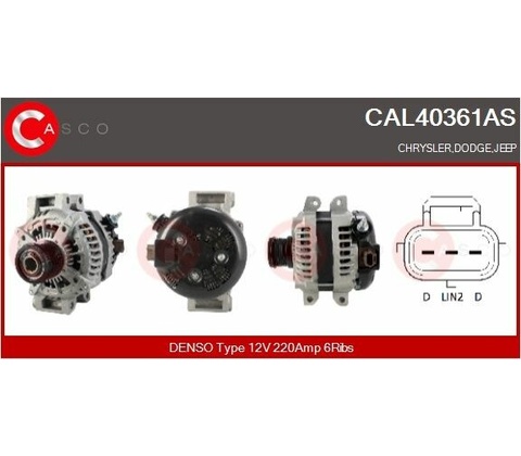 generátor CASCO CAL40361AS