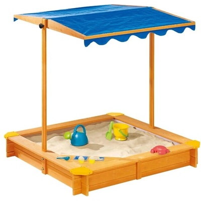 ABC KidLand Pieskovisko so strieškou 118x118x118 cm 435243 modrá
