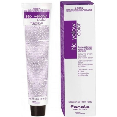 Fanola No Yellow Color Colouring Cream profesionálna permanentná farba na vlasy 10 Ice 100 ml