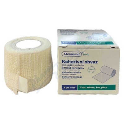 Steriwund Kohezivní obvaz samodržící nesterilní 4 cm x 4 m