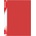 Office Products Папка Office Products с 20 джоба, червен (00433-А-ЧЕРВЕН)