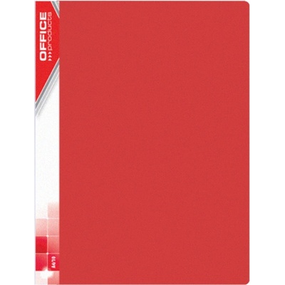 Office Products Папка Office Products с 20 джоба, червен (00433-А-ЧЕРВЕН)