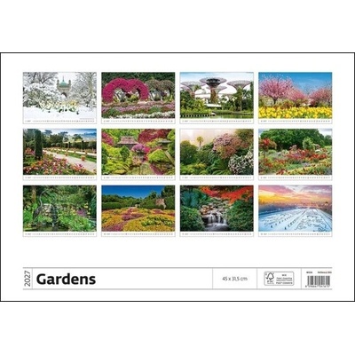 Gardens nástěnný autor neuvedený 2027