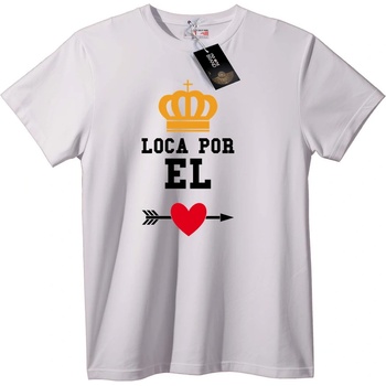 NOONEBRAND Тениска Луда по Него - 2XL, White