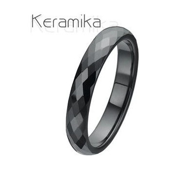 Nubis Keramický prsten černý KM1002 4