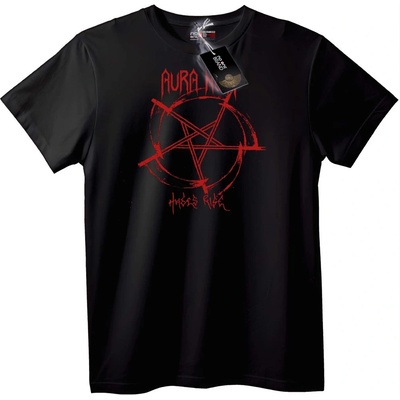 NOONEBRAND Тениска AURA Петоъгълник на Ужаса - 7XL, Black