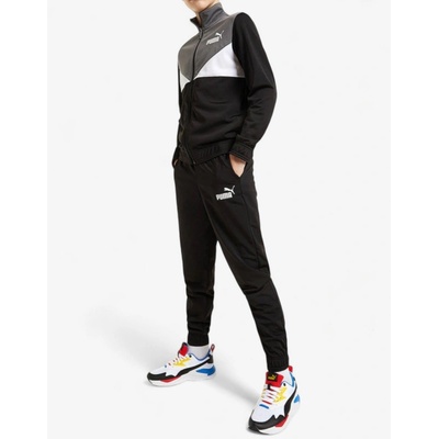 PUMA Colorblock Poly Suit Black/Grey