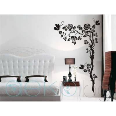 Розов храст с пеперуди (3083)