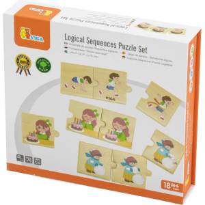 Viga Toys Комплект логически пъзели Viga Toys - Ежедневни дейности (44750) - ozone