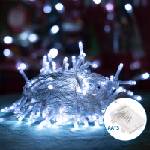 Aigostar - LED външен гирлянд 100xLED/8 функции 10, 3m IP44 студено бяло (AI1338)