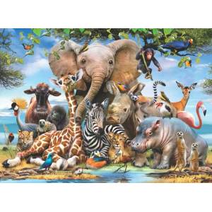 Anatolian - Puzzle Robinson: Africa Smile - 1 000 piese