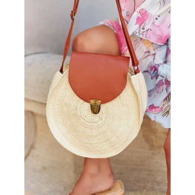 Light beige bag Yups ax4282. R65 krémová tmavočervená Yups 5904882001245