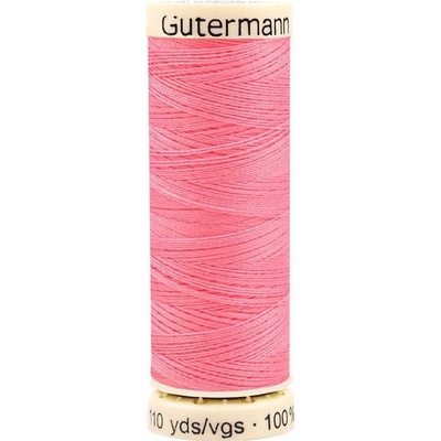 Polyesterové nitě návin 100 m Gütermann univerzální, střední, 889 anemone