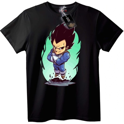NOONEBRAND Тениска с мощта на Vegeta - XS, White