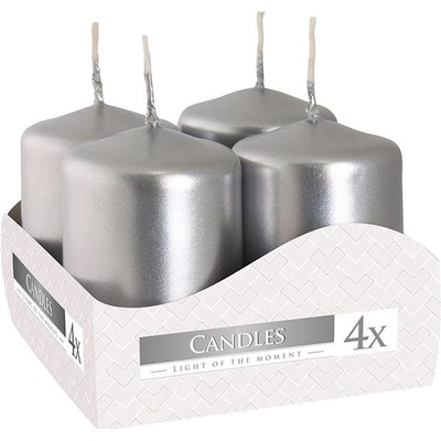 Bispol Adventná Metalická Strieborná 4 x 60 g