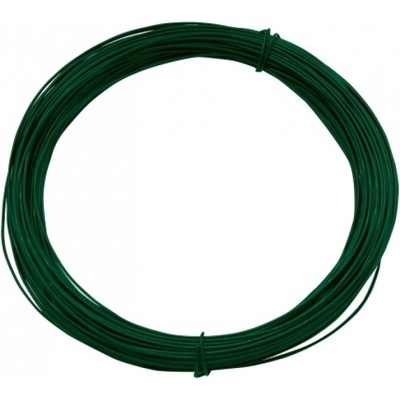 Vázací drát poplastovaný (PVC) 1,4/2,0 mm, délka 50 m zelený