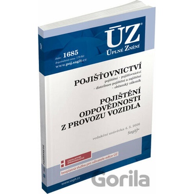 ÚZ 1685 Pojišťovnictví