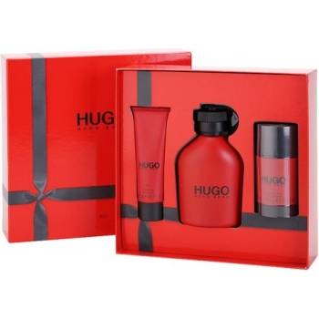 Hugo Boss Hugo Red EDT 150 ml + deostick 75 ml + sprchový gel 50 ml dárková sada
