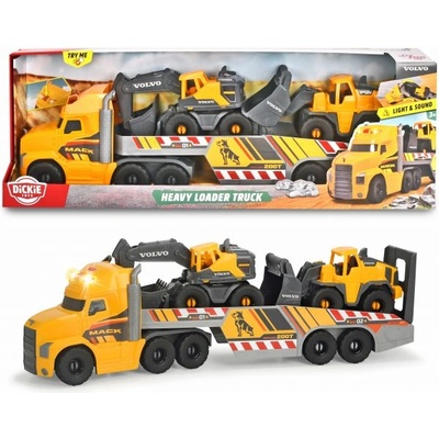 Dickie Toys Дики: Превозвач на Volvo техника Mack камион (203729012)