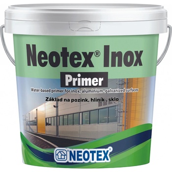 Neotex Inox Primer - základný náter na pozink, hliník, sklo: 3 L