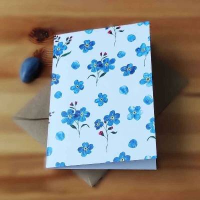 Simply Paper Přání s obálkou 120x170 mm - Pomněnky č.1