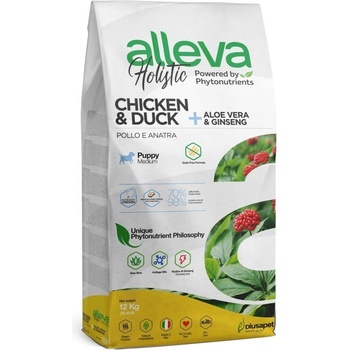 Alleva Holistic Puppy Medium Chicken 12 kg