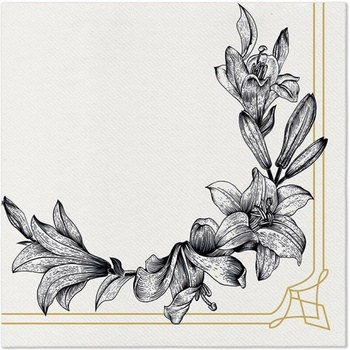 PAW Airlaid AAN124900 Royal Lily servítka 40x40cm