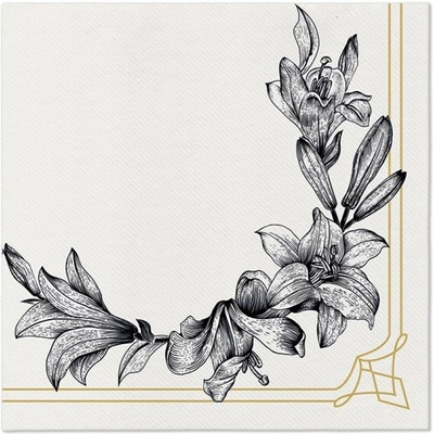 PAW Airlaid AAN124900 Royal Lily servítka 40x40cm