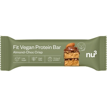 nu3 Fit Vegan Protein Bar - Almond choc chip