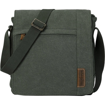 Veľká značková taška cez rameno tmavozelená GT535