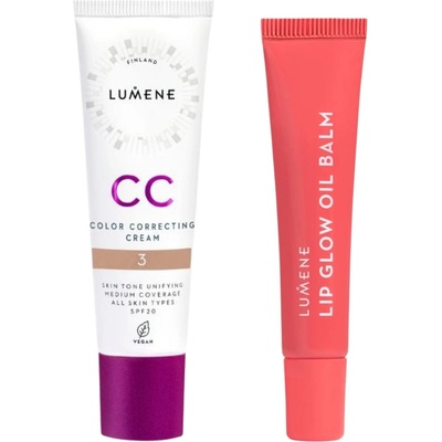 Lumene Сет Lumene CC крем & Lip Oil Blam