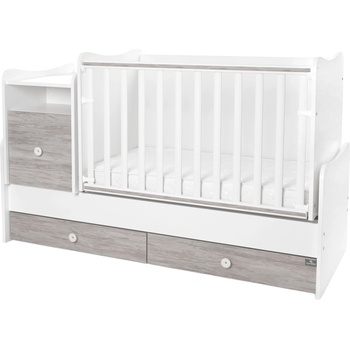 Lorelli Трансформиращо се детско легло Lorelli - Trend Plus, бяло и арт (10150590043P)