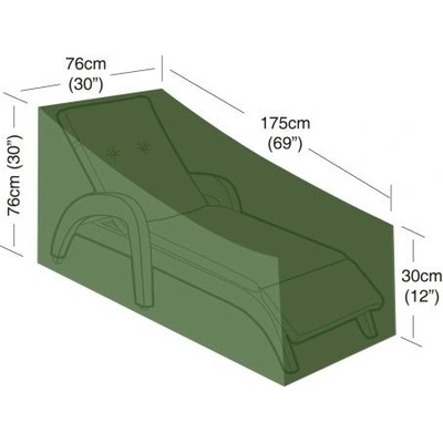 MAT plachta krycí na plážové lehátko PE 90 g/m² 30 x 76 cm/76 x 76 x 175 cm