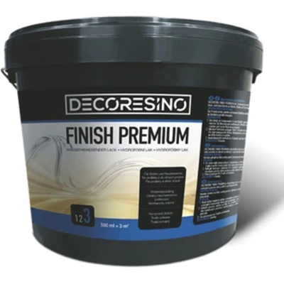Decoresino Mikrocement dvojzložkový vodouriediteľný lak Finish Premium 1,1 l Polomatný