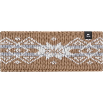 Eisbär Лента за глава Eisbär Jarek Headband - Cappuccino / White - размер One Size (904-5480-0211)