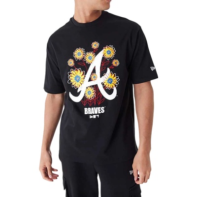 New Era Atlanta Braves MLB Floral Logo Oversized čierne