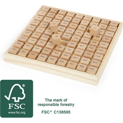 small foot Školní pomůcky malá násobilka kostičky – Zboží Dáma