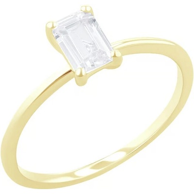 Eppi Zásnubní prsten s emerald 0.51ct IGI certifikovaným lab grown diamantem Olson R50287