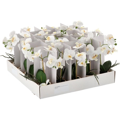 UMELÝ KVET - ORCHIDEA MIX 3 FARIEB 30 CM bal=25 ks pal=75 ks
