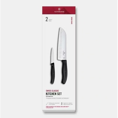 | Victorinox - Sada kuchynských nožov SWISS CLASSIC 2 ks čierna | 6.7133.21G