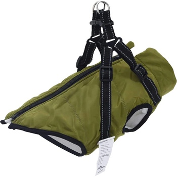 vidaXL Палто за кучета с ремък Водоустойчиво светлоотразително L40 (4019896)