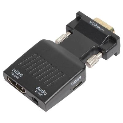 Адаптер VCom VGA M / HDMI F with Audio - CA337A (CA337A)