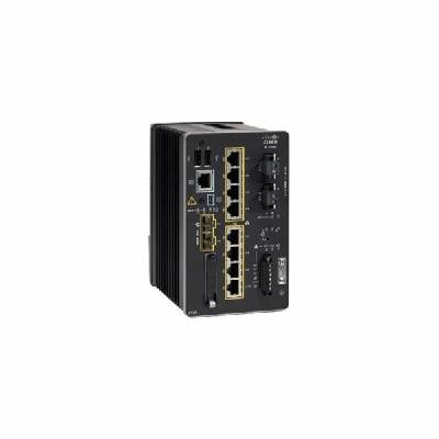 Cisco Catalyst IE3200 Rugged Series - Network Essentials - přepínač - řízený - 8 x 10/100/1000 (PoE+) + 2 x gigabitů SFP - lze montovat na konzolu DIN - PoE+ (240 W) - DC power