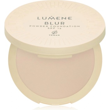 Lumene Blur компактна пудра 2 в 1 SPF 15 цвят No. 1 10 гр