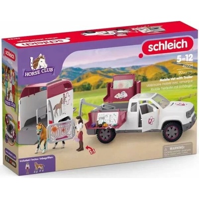 Schleich: Horse Club Mobilná veterinárna klinika s prívesom 42704