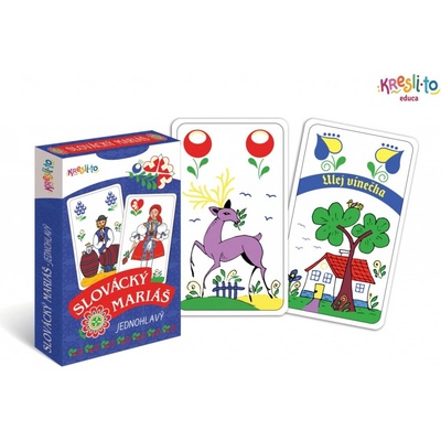 Karty Slovenský Mariáš jednohlavý